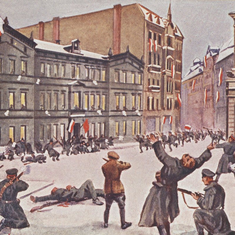 Szturm na prezydium policji w Poznaniu. 27 grudnia 1918 roku.