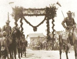 Czescy żołnierze w okresie walk o Cieszyn.