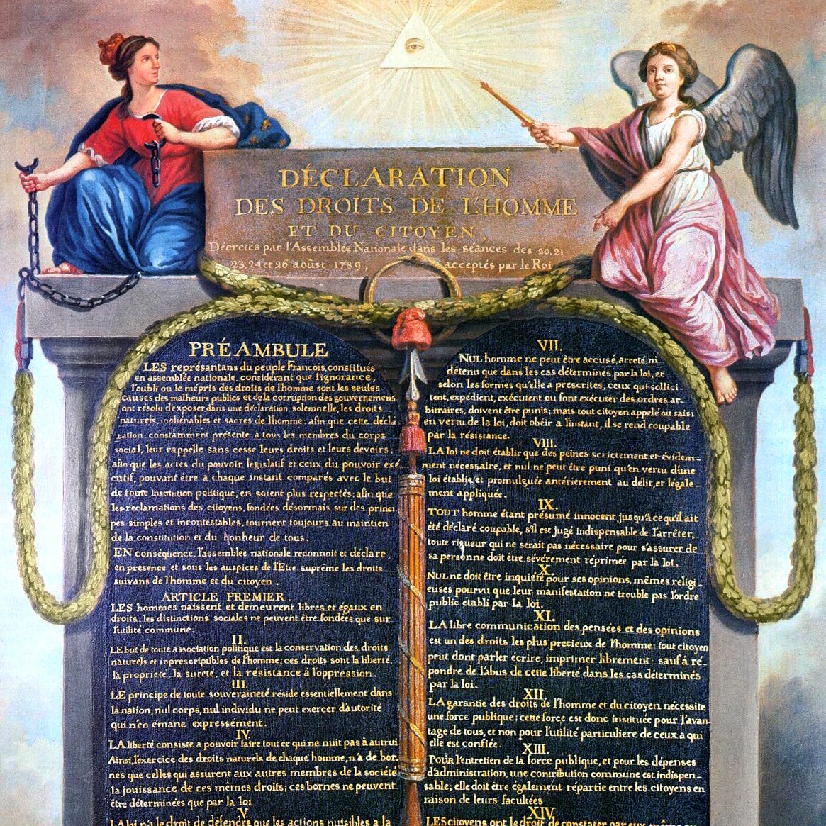 Deklaracja stała się dokumentem programowym rewolucji francuskiej.