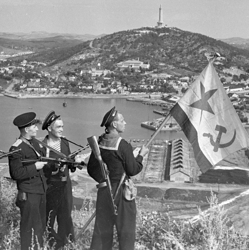 Operacja pozwoliła ZSRR zająć część Korei i Mandżurię. Zdjęcie z 1 października 1945 roku.