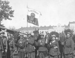 II Ochotniczy Szwadron Śmierci w czasie walk o Lwów w 1920 roku.