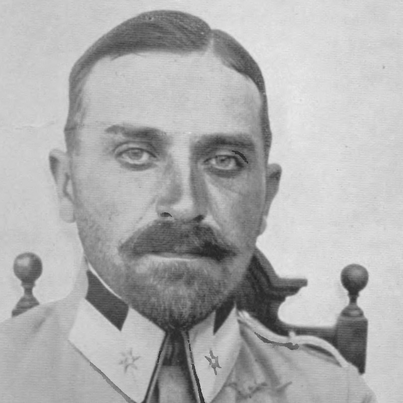 Dowódca 6 Dywizji Piechoty Ottokar Brzoza-Brzezina. Na zdjęciu w mundurze z okresu służby w Legionach Polskich.