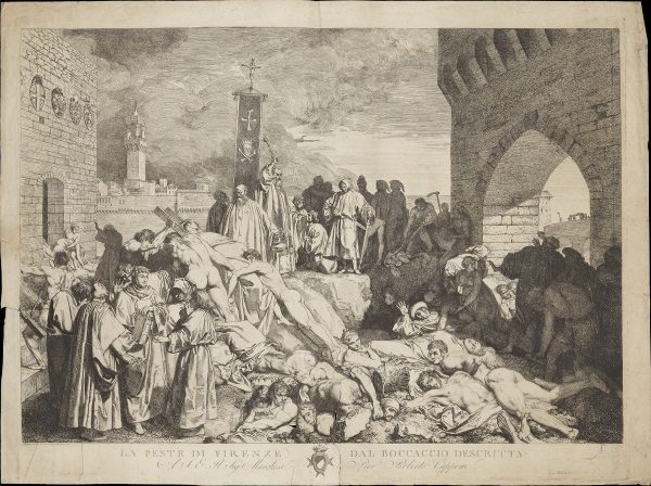 Czarna Śmierć we Florencji w 1348 roku (fot. domena publiczna)