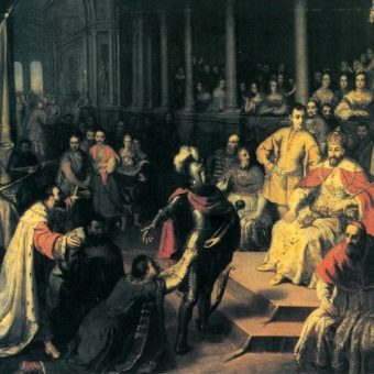Wasyl i jego bracia złożyli pokłon polskiemu królowi.