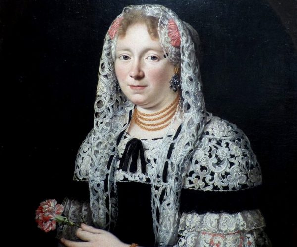 W XVII wieku od kobiet oczekiwano głównie rodzenia i wychowywania dzieci. Na obrazie anonimowa patrycjuszka z Gdańska.
