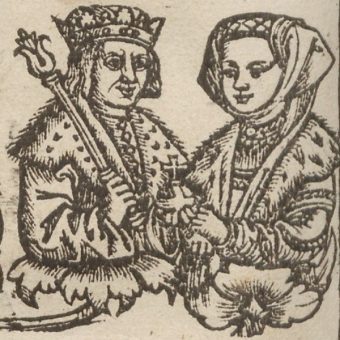Helena z mężem, Aleksandrem Jagiellończykiem.