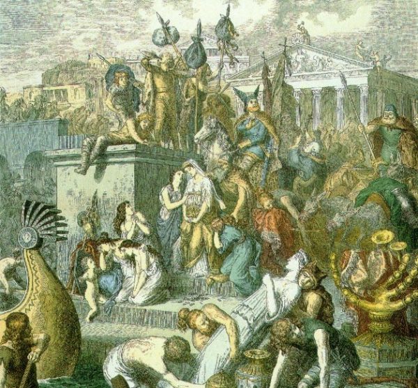Wandale w 455 roku doszczętnie złupili Rzym.