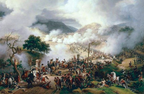 Generał Benito San Juan wykorzystał cztery zakręt na drodze prowadzącej przez wąwóz Somosierra jako miejsca rozlokowania artylerii.