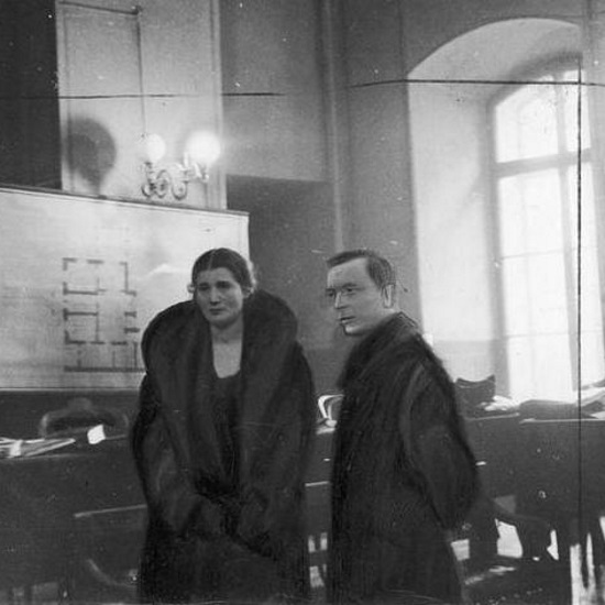 Rita Gorgonowa wraz z adwokatem w trakcie procesu.