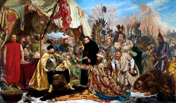 Sukces króla Stefana Batorego w wojnach z Moskwą przypieczętowało podpisanie w 1582 roku rozejmu w Jamie Zapolskim. Sukces króla Stefana Batorego w wojnach z Moskwą przypieczętowało podpisanie w 1582 roku rozejmu w Jamie Zapolskim.