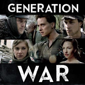 Serial spotkał się z krytyką nie tylko w Polsce, ale również m.in. w Wielkiej Brytanii i USA (ilustracja: fragment plakatu promocyjnego serialu pod jego angielskim tytułem "Generation War").