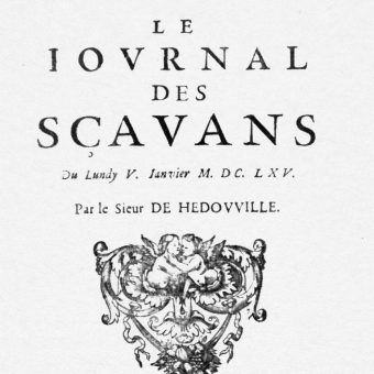 „Journal des sçavans” był pierwszym europejskim czasopismem naukowym.