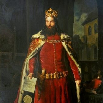 Portret Kazimierza Wielkiego.