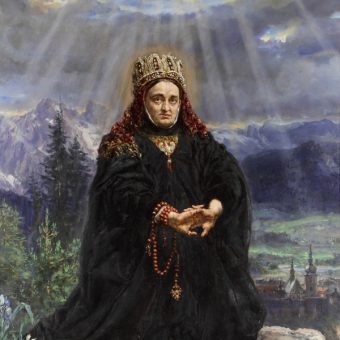 Obraz Matejki przedstawiający Kingę-Kunegundę (fot. domena publiczna)