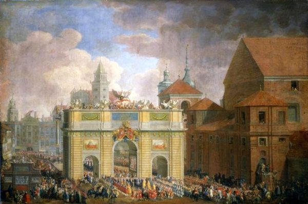 Wjazd Augusta III do Warszawy.