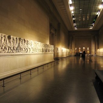 Wywiezione z Partenonu marmury w British Museum (fot. Andrew Dunn, lic. CC BY-SA 2.0)