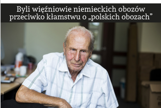 Projekt "Niemieckie obozy, polscy bohaterowie. Jak było naprawdę?" ruszył w 2016 roku. Teraz MSZ postanowiło go wznowić (na zdj. strona główna projektu).