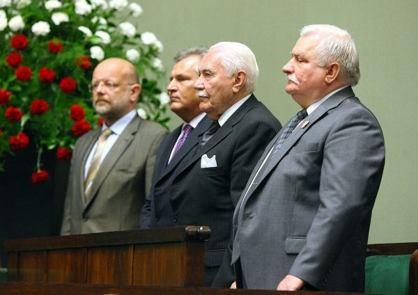 Po debacie kariera Wałęsy nabrała tempa. Na zdjęciu w 2009 roku, na obchodach 20-lecia przywrócenia senatu.
