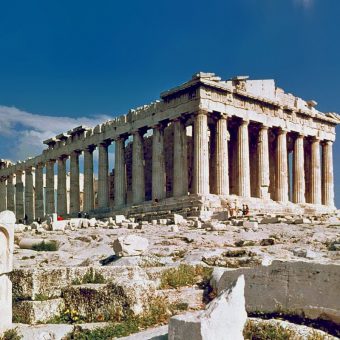 Partenon w 1978 roku (fot. Steve Swayne, lic. CC BY 2.0)
