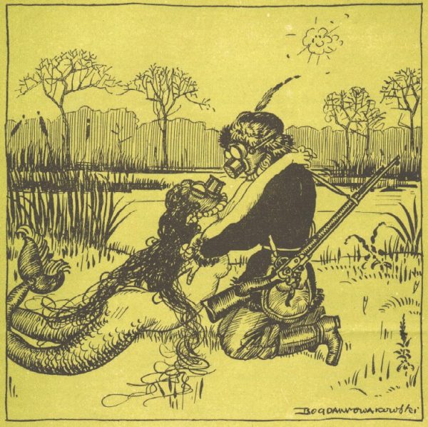 "Wiosna 1917 nad Świtezią" jest nawiązaniem do ballady Adama Mickiewicza.