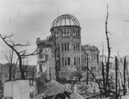 Hiroszima po ataku atomowym.