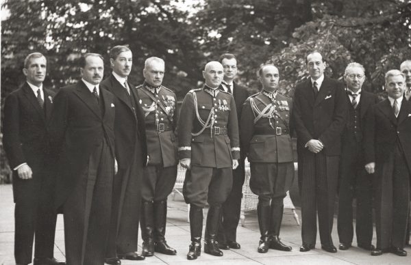 Późniejszy rząd Felicjana Sławoja Składkowskiego w 1936 roku.