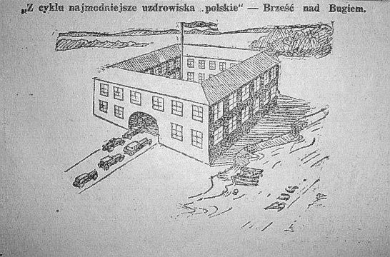 Satyryczny obrazek z „Hasła Łódzkiego” nawiązujący do akcji aresztowań z września 1930 roku.