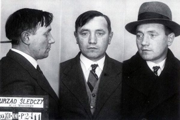 Bolesław Bierut po aresztowaniu przez Policję Państwową za działalność komunistyczną i szpiegostwo na rzecz ZSRR 20 grudnia 1933