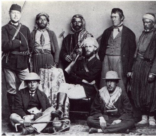 Uczestnicy ekspedycji w 1868 roku