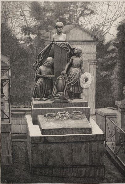 Grób Klementyny Hoffmanowej na cmentarzu Père-Lachaise