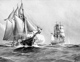 Chociaż minęło wiele dekad od ostatniej bitwy okrętów napędzanych wiatrem, to fakt ten nie powstrzymał marynarki wojennej Cesarstwa Niemieckiego przed skierowaniem do walki żaglowca.