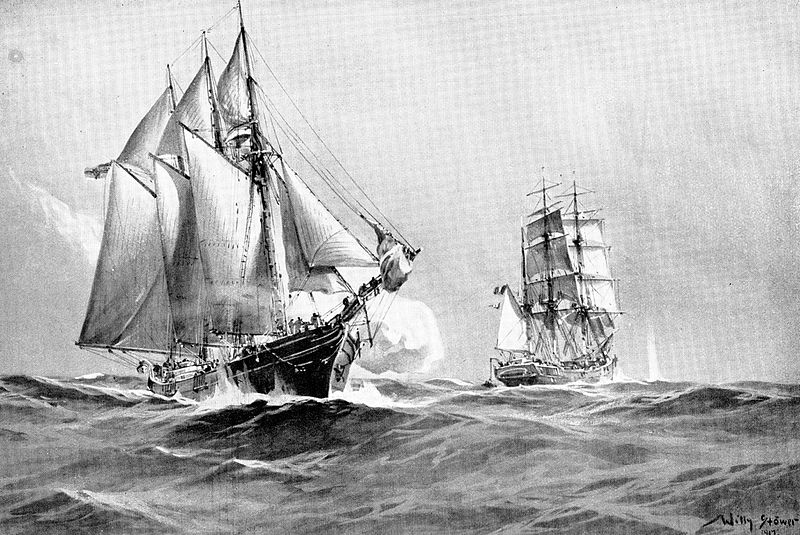 Chociaż minęło wiele dekad od ostatniej bitwy okrętów napędzanych wiatrem, to fakt ten nie powstrzymał marynarki wojennej Cesarstwa Niemieckiego przed skierowaniem do walki żaglowca.