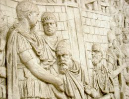 Przyjęcie poddaństwa Daków przez cesarza Trajana