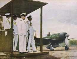 Admirał Yamamoto kilka godzin przed śmiercią.