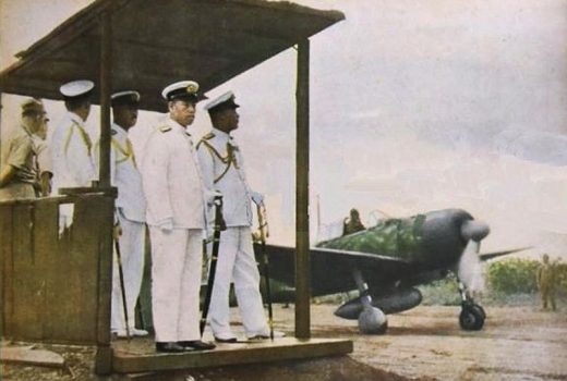 Admirał Yamamoto kilka godzin przed śmiercią.