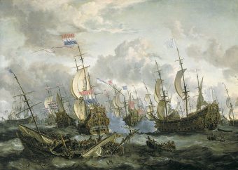 Pędząca ku bazie królewskiej floty w Chatham holenderska eskadra adm. Michiela de Ruytera była absolutnym zaskoczeniem dla Albionu.