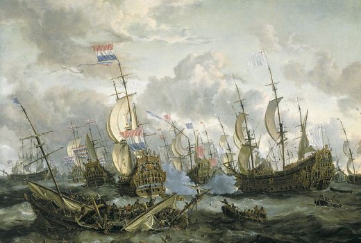 Pędząca ku bazie królewskiej floty w Chatham holenderska eskadra adm. Michiela de Ruytera była absolutnym zaskoczeniem dla Albionu.