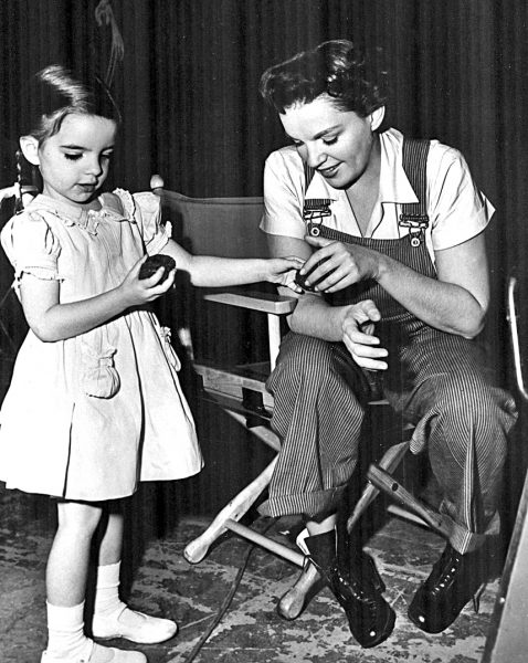 Judy Garland z córką – Lizą Minelli