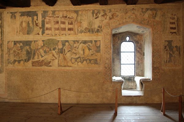 Gotyckie freski w wieży książęcej w Siedlęcinie