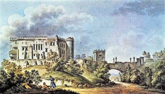 Zamek w Ossolinie w 1794 roku